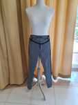 calça tecido listado guess
