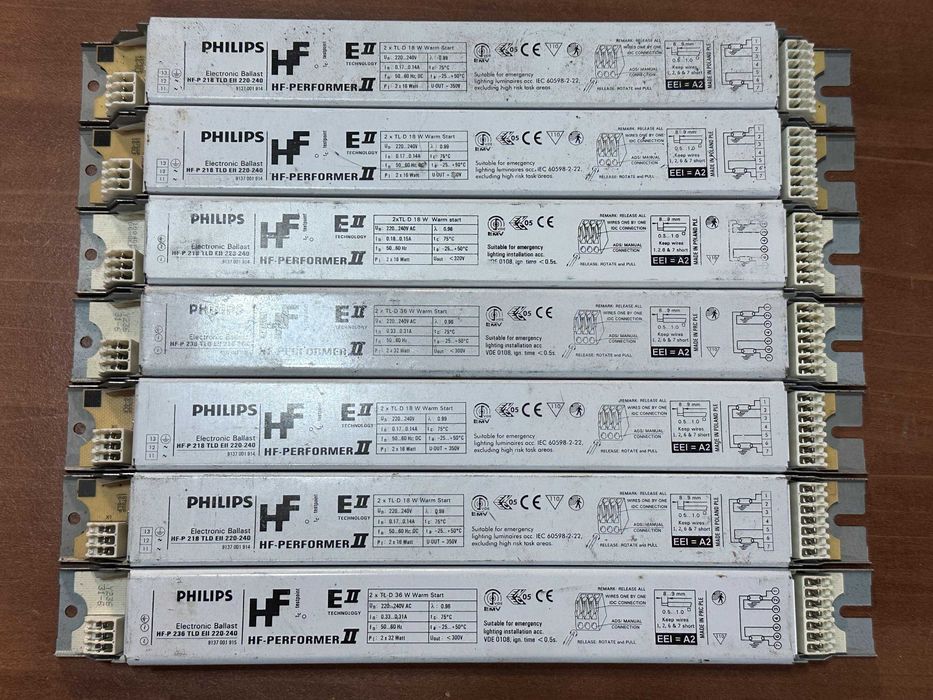 LOTE 7 Transformadores electronicos PHILLIPS