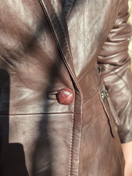 Шкіряний жакет Anna van toor 38р