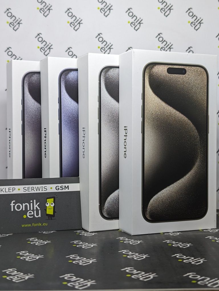 iPhone 15 PRO 128GB Kolory Natural/Blue/Black Titanium Fonik.eu