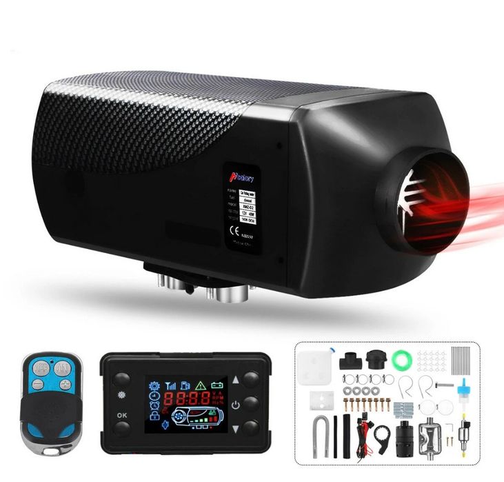 Aquecedor de ar diesel camião autocaravana 5-8w com LCD e comando NOVO