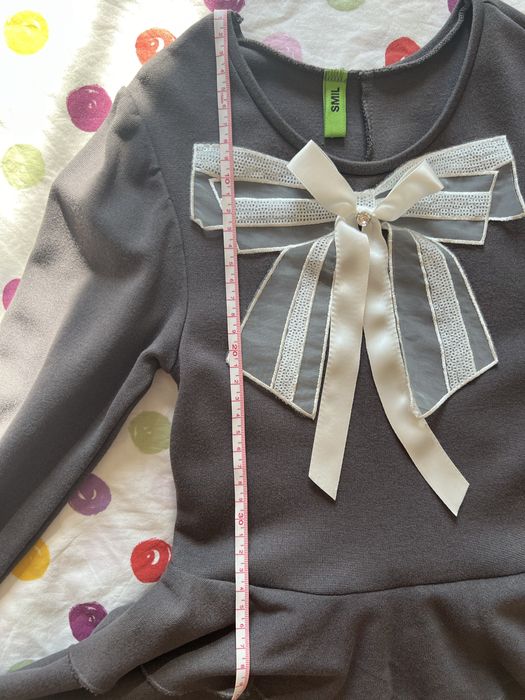 Школьное платье для девочки р.128