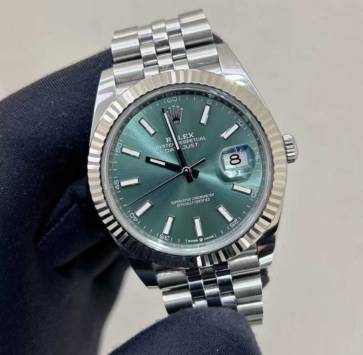 Rolex Mint Green Datejust, średnica 31 mm