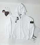 Зіп худі Stone Island | Кофта Стон Айленд | Зипка | Стоник Білий