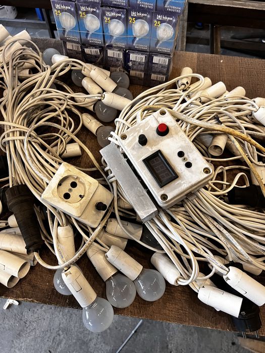 Гірлянда 47 метрів+ лампочки + димер