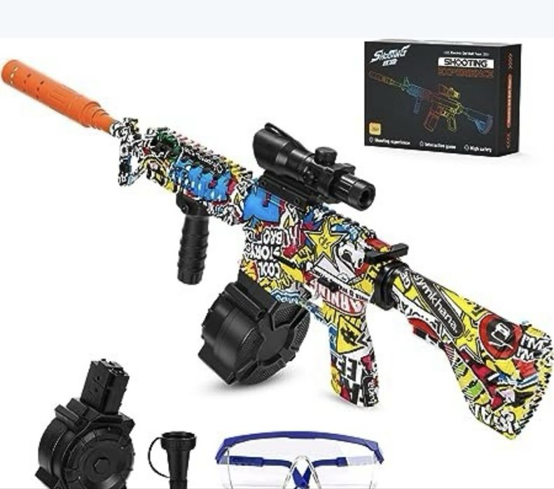 pistolet automatyczny na kulki żelowe