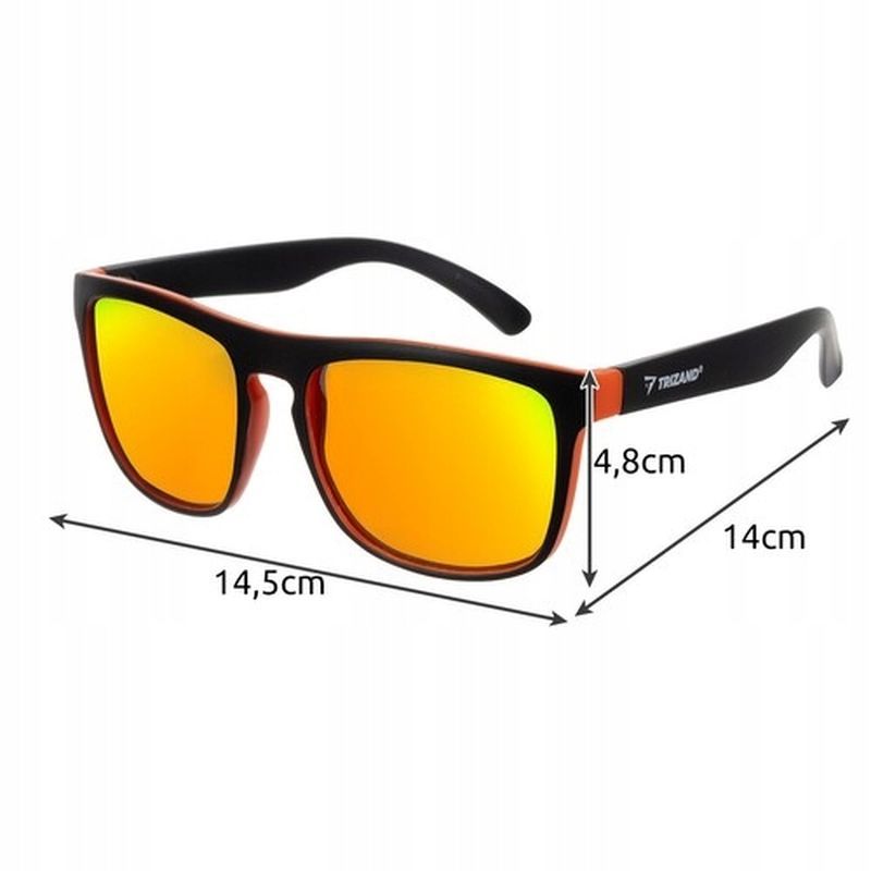 Męskie Okulary Przeciwsłoczne Męskie Polaryzacyjne Uv 400 + Etui Ścier