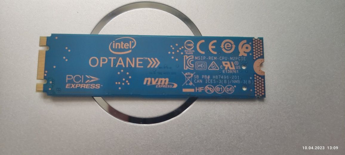 Dysk M.2 NVMe - Intel Optane Memory M10 16GB