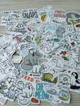 Stickers/ autocolantes divertidos gato - Simon the cat