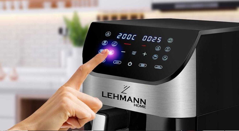 NOWA Frytkownica Beztłuszczowa Air Fryer 6L 1500W LCD 12 Programów