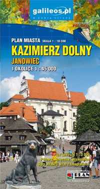 Mapa - Kazimierz Dolny i okolice 1:45 000 - praca zbiorowa