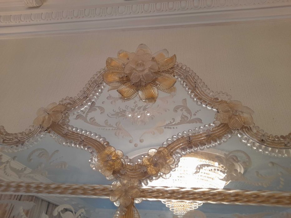 Дзеркало винтажне антикварне. Венеційське скло. Ручна робота