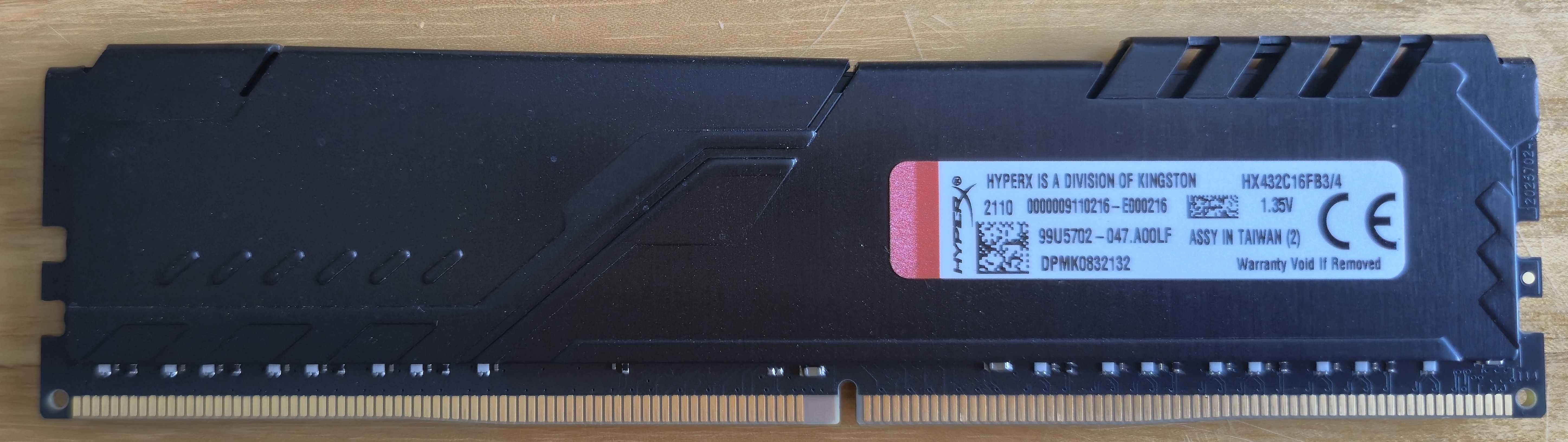 RAM Kingston HyperX Fury Beast DDR4 4GB 3200MHz CL16