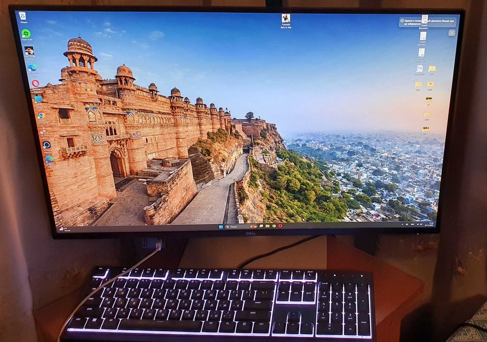 Ігровий компьютер-комплект,монітор 4к DEll 27дюйм,клавіатура,мишкRazer