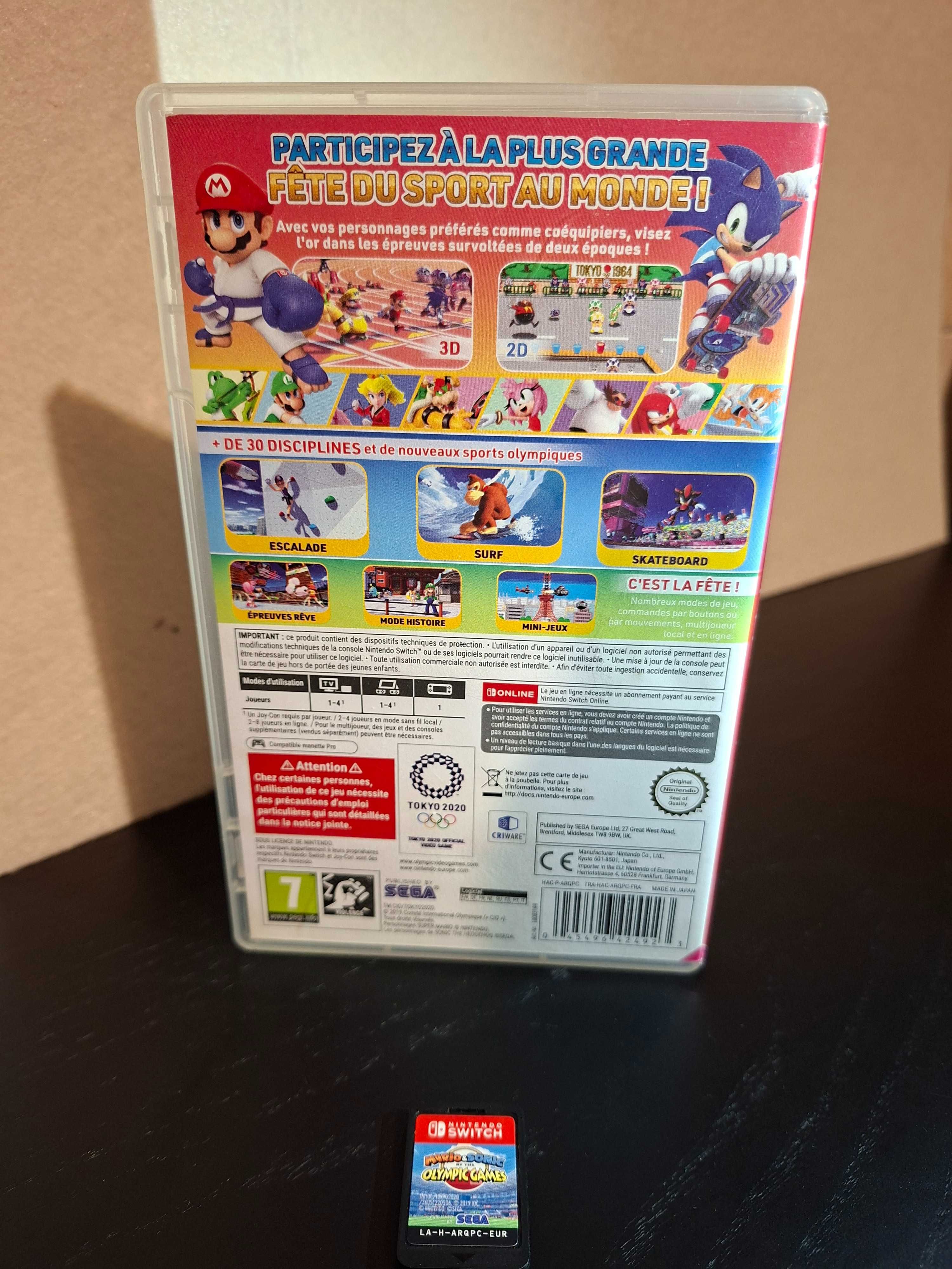 Mario & Sonic at the Olympic Games Tokyo 2020 Nintendo Switch c/ caixa