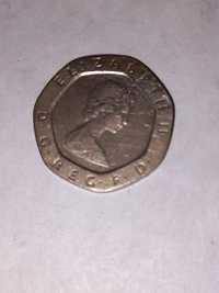 Moeda twenty pence 1982 e 1989