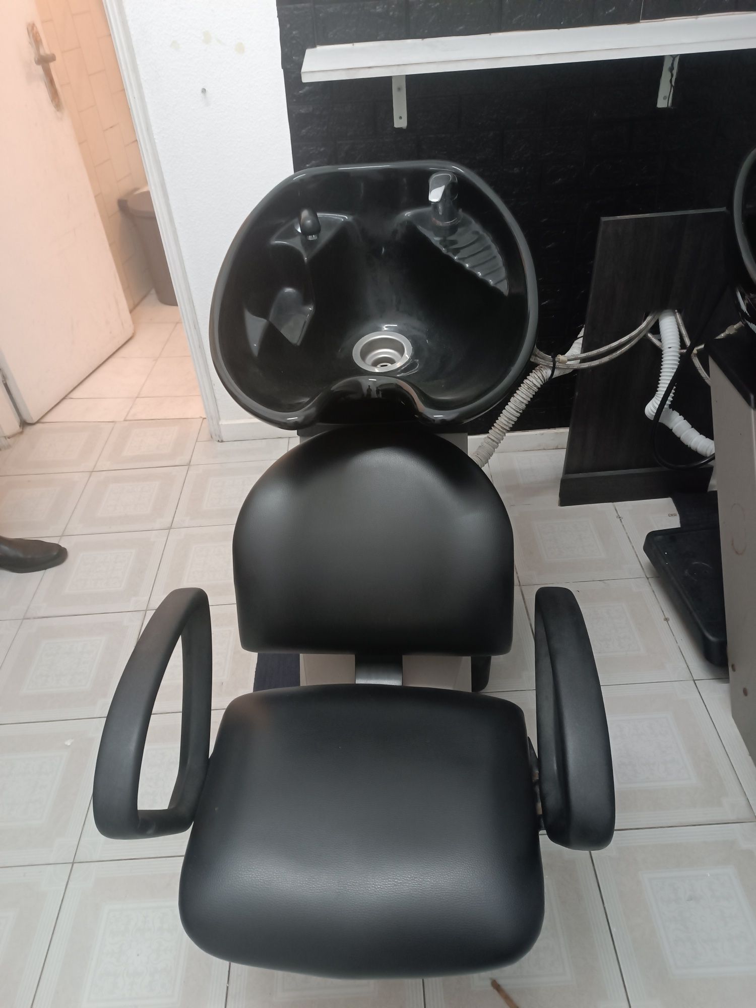 Rampa de lavar cabelo - cadeira cabeleireiro