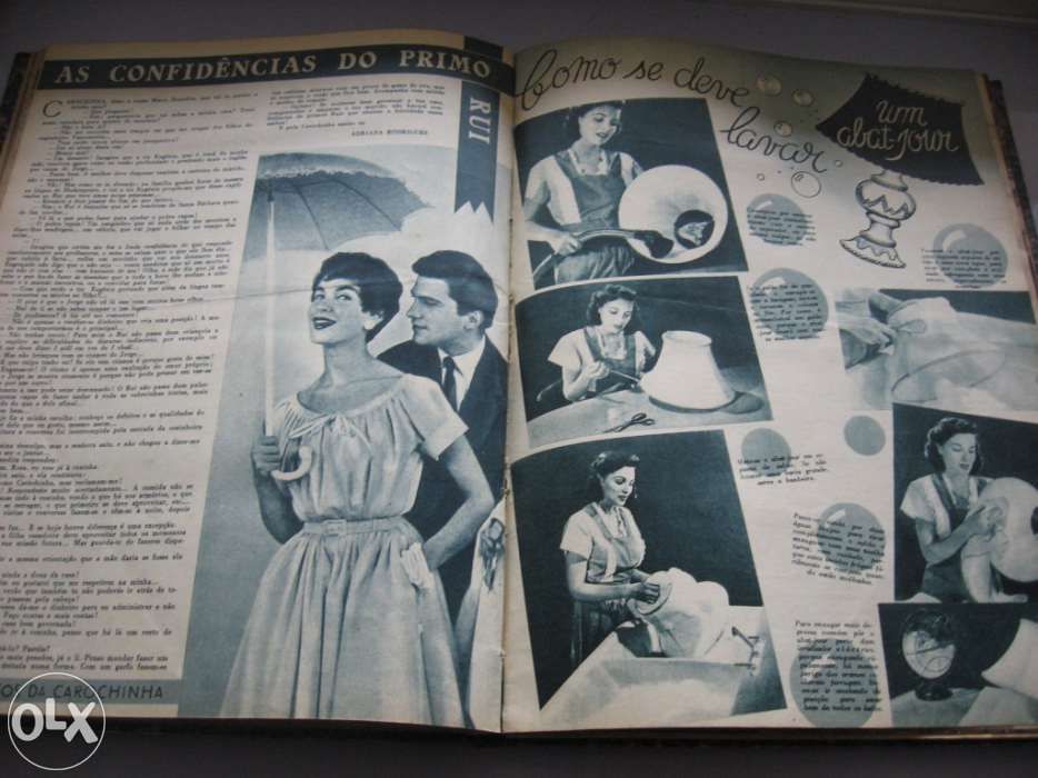 Revista Menina e Moça 1955 - Mocidade Portuguesa Feminina