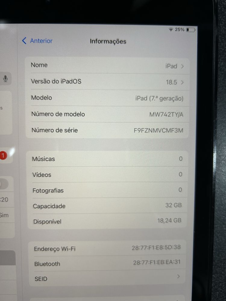 iPad 7 wifi.