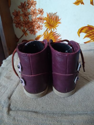 Ботинки ортопедические кожаные на девочку 21 размер