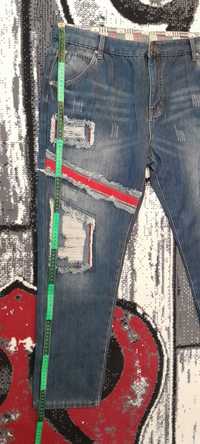 Spodnie Jeans ocieplane