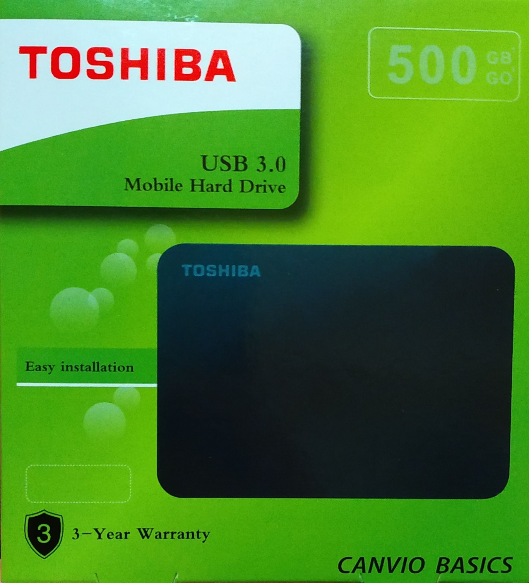 Продам зовнішній жорсткий диск Toshiba на 500 ГБ