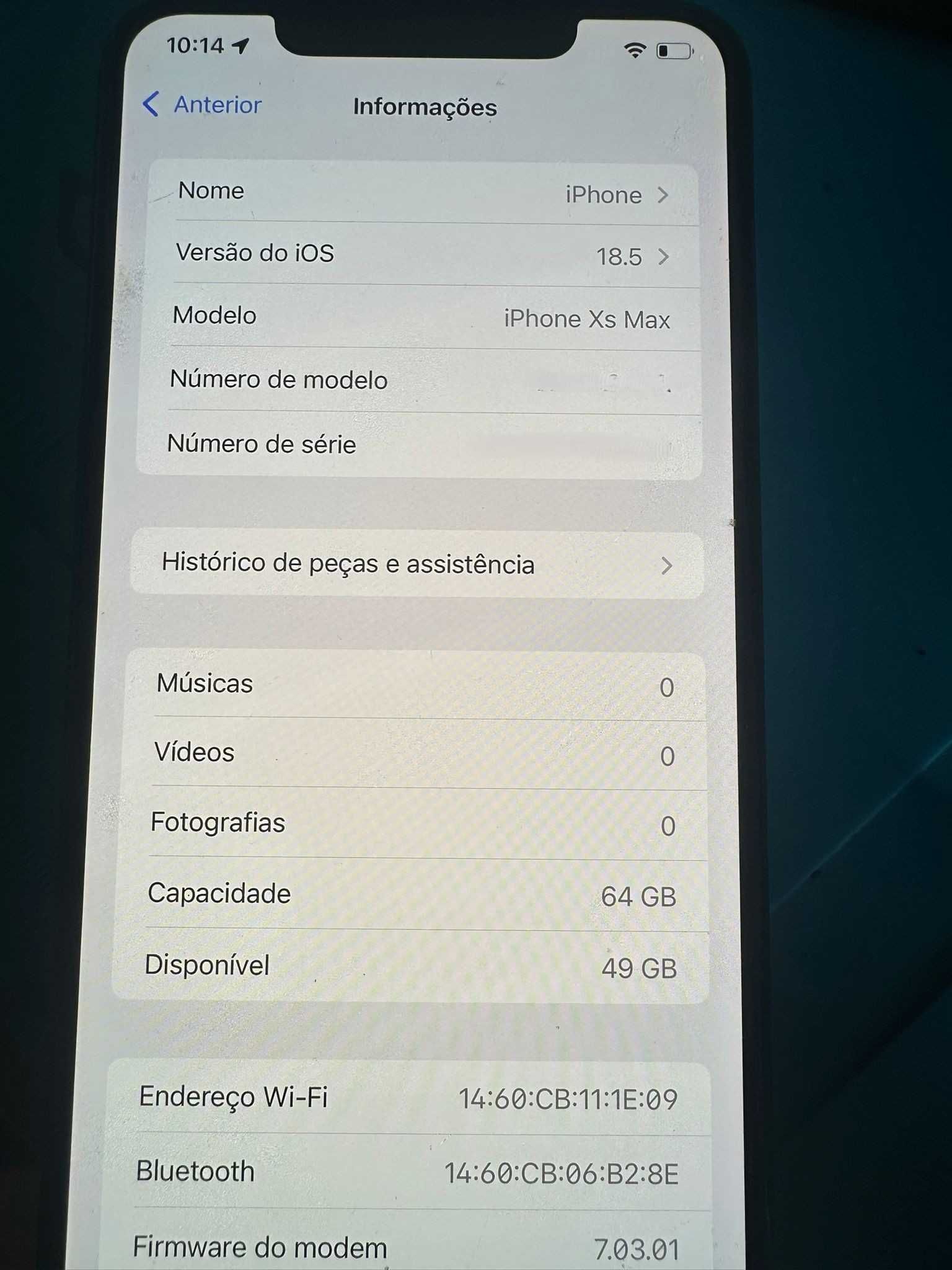 Motherboard iphone xs Max