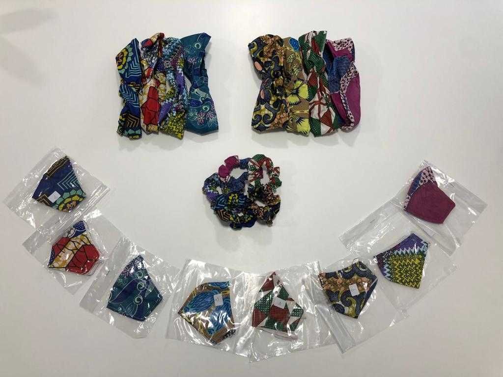 CABO VERDE Scrunchie, Bandelete, Máscara - Acessórios Artesanais de CV