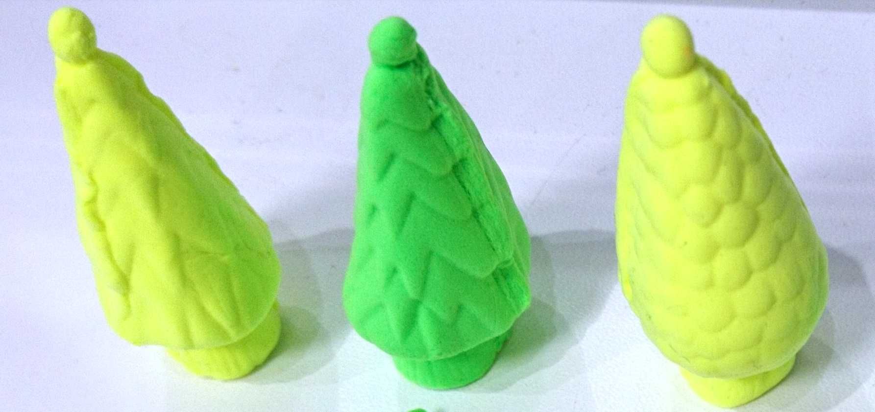 Набор деталей/формочек 2шт от Play Doh для объемных 3D ёлочки/дерева