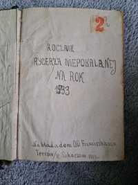 Rocznik Rycerza Niepokalanej 1933