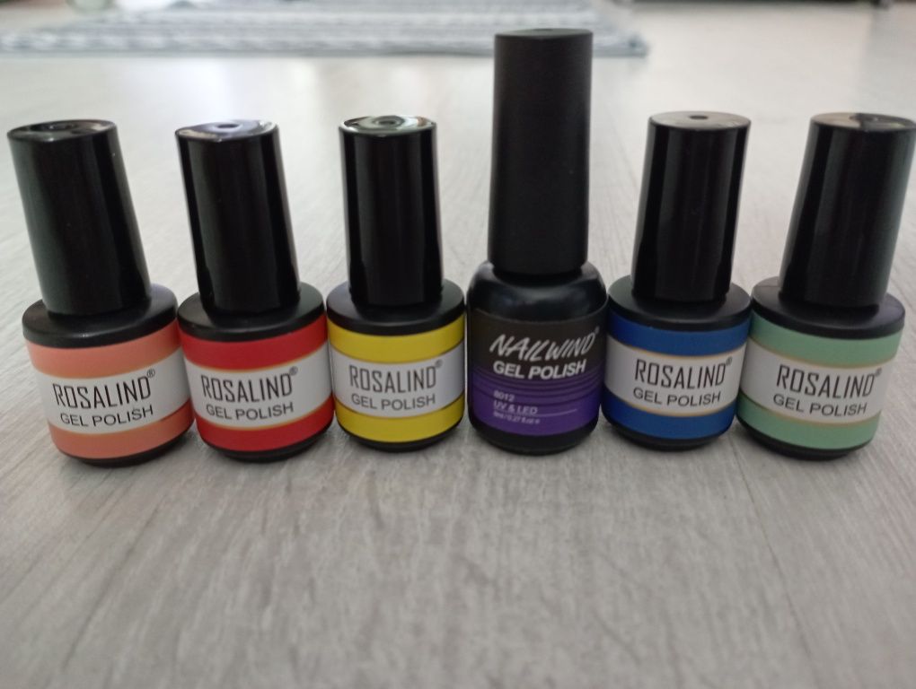Lakiery hybrydowe Rosalind + gratis