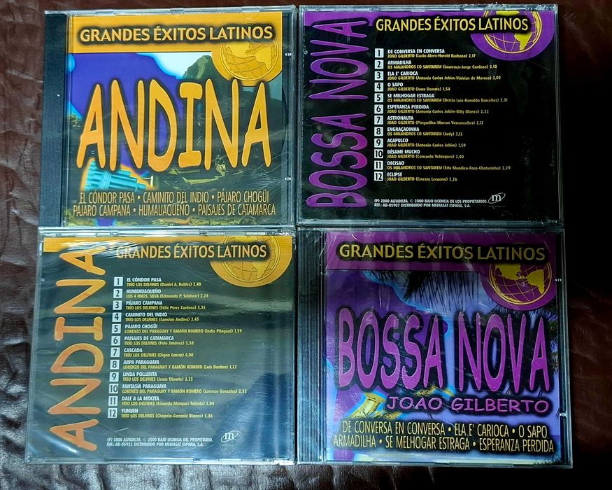 14 CDs Éxitos Latinos