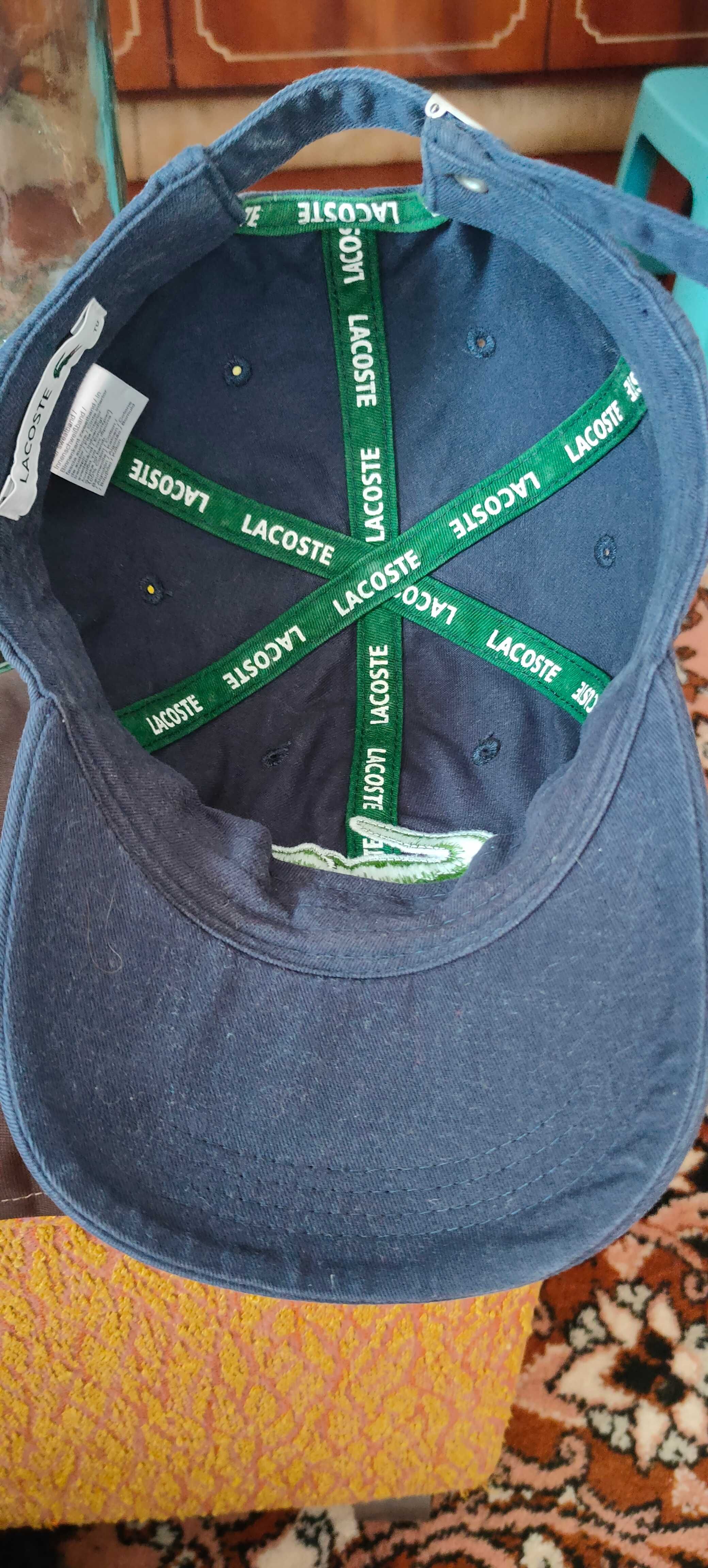 кепка Lacoste Big Logo Cotton cap