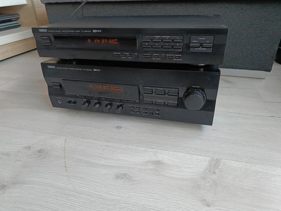 Zestaw Yamaha RX-396RDS + TX-492RDS RDS sprawny stereo. Wysyłka Gratis
