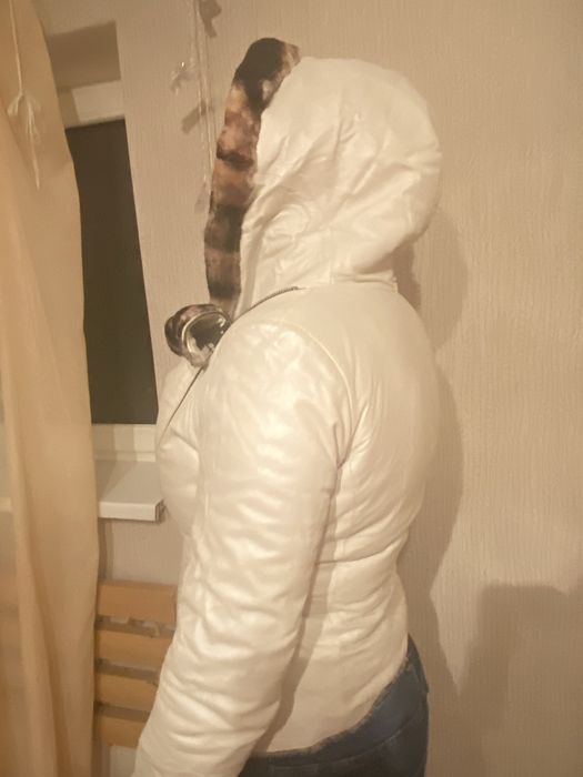 Белая дубленка ( косуха )