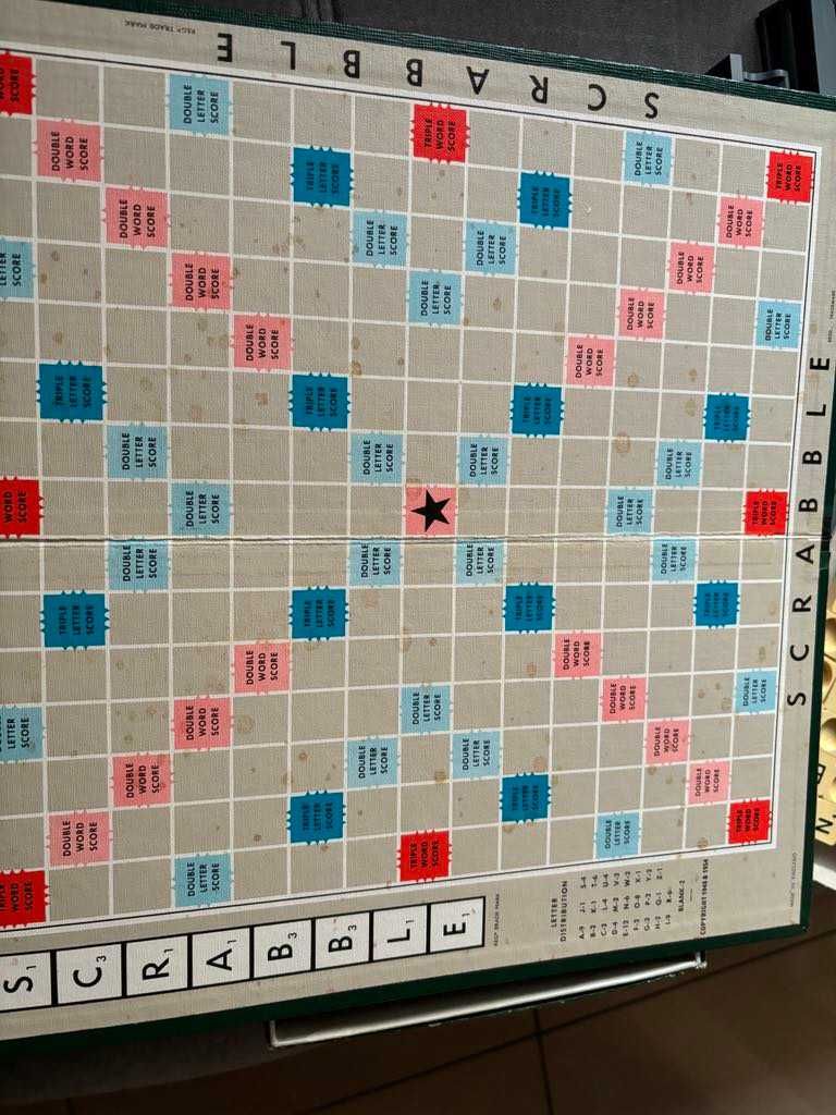 Scrabble stare Spear's Game wersja angielska