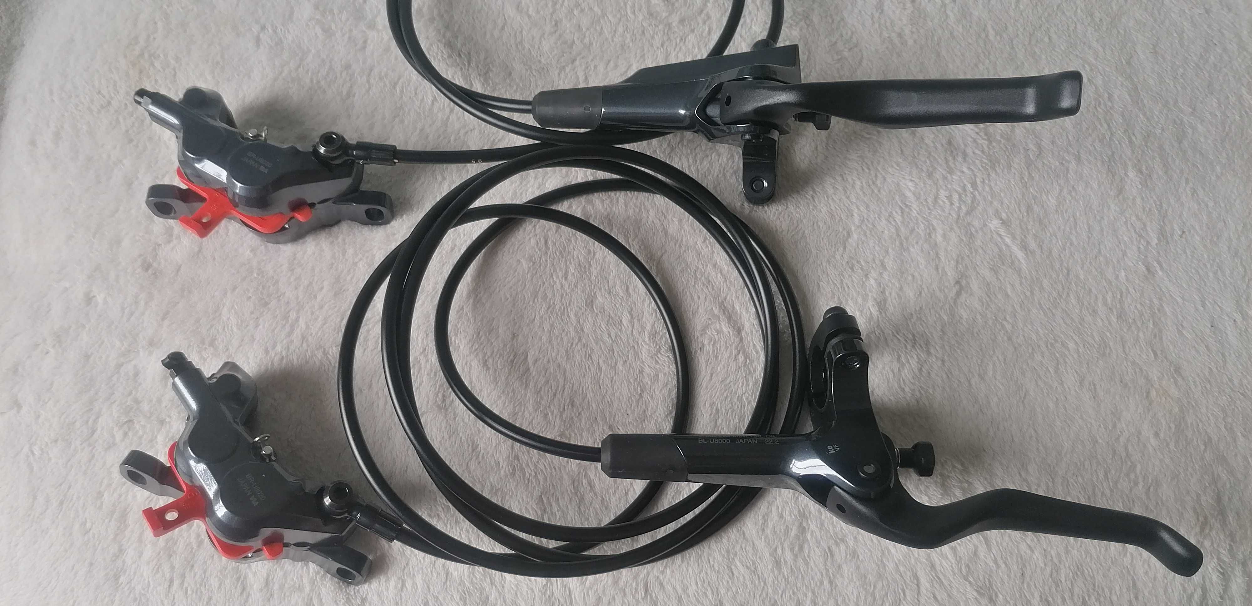 NOWE hamulce hydrauliczne CUES RD-U8020 cztery tłoczki #XT rowerowe