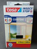 Moskitiera okienna na rzep Tesa Comfort 1,7x1,8 czarna