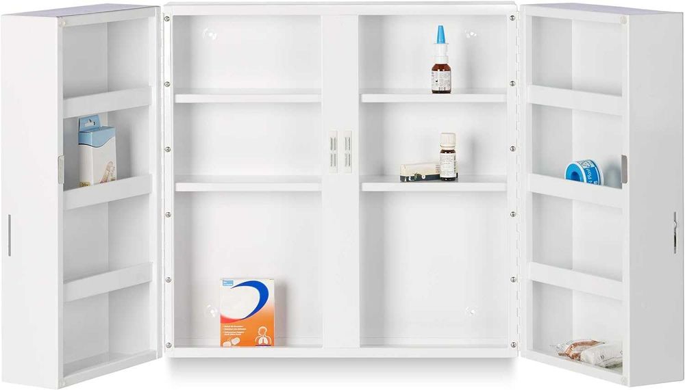 Apteczka Relaxdays Szafka na leki 100  21071 XXL