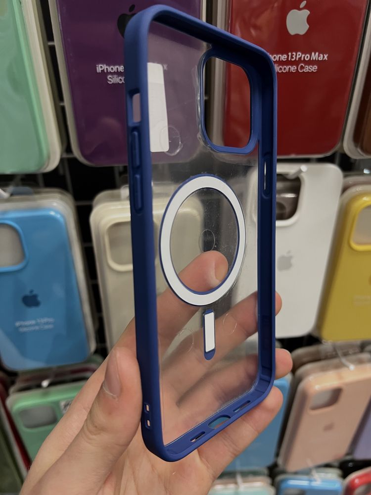Crystal case magsafe iphone 13 кейс айфон магсейф чехол крістал чохол