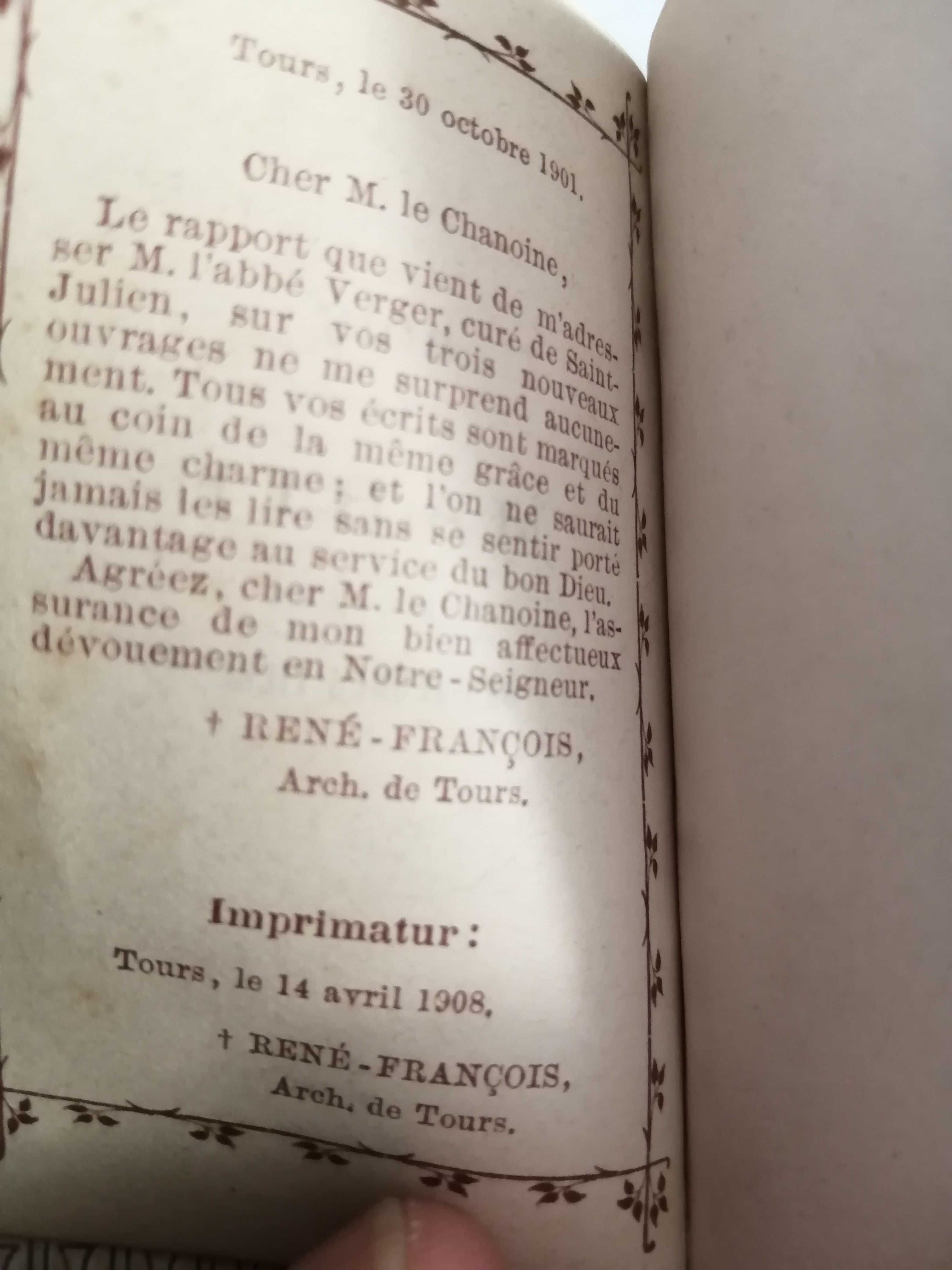 4 livros miniatura, religiosos Franceses de 1897 e 1908.