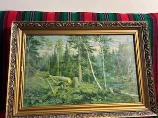 Reprodukcja obrazu - Ivana Ivanovicha Shishkina - Wyrąb lasu.