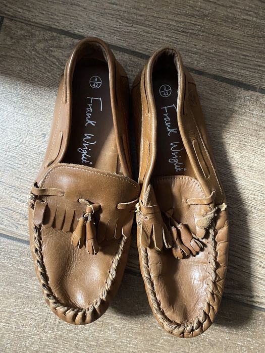 Mokasyny Frank Wright skórzane