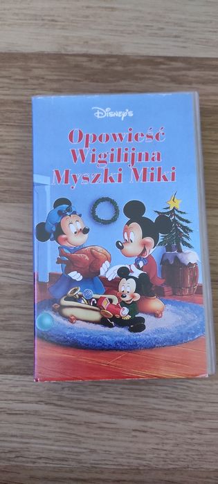 Kaseta VHS, bajka, Opowieść Wigilijna Myszki Miki, Walt Disney