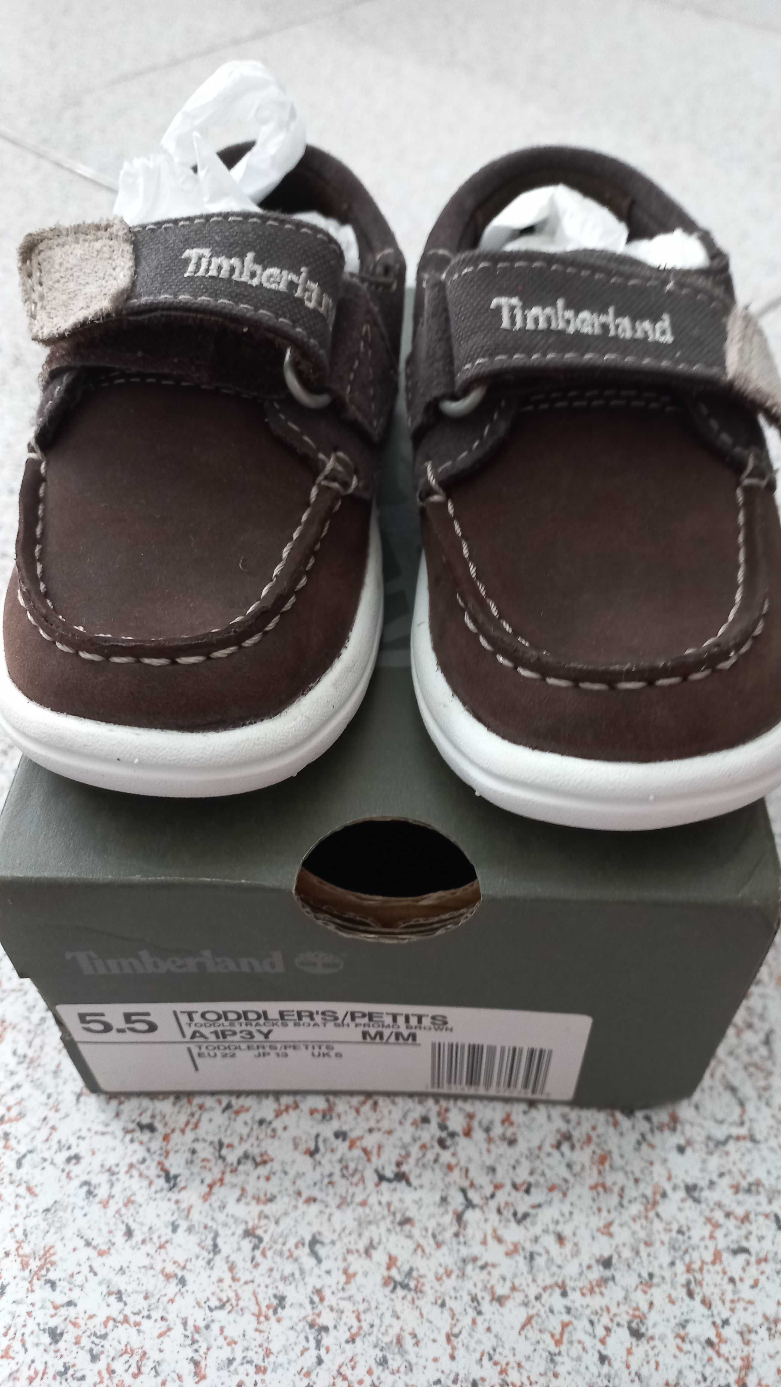 Sapatos Timberland n.22 novos criança