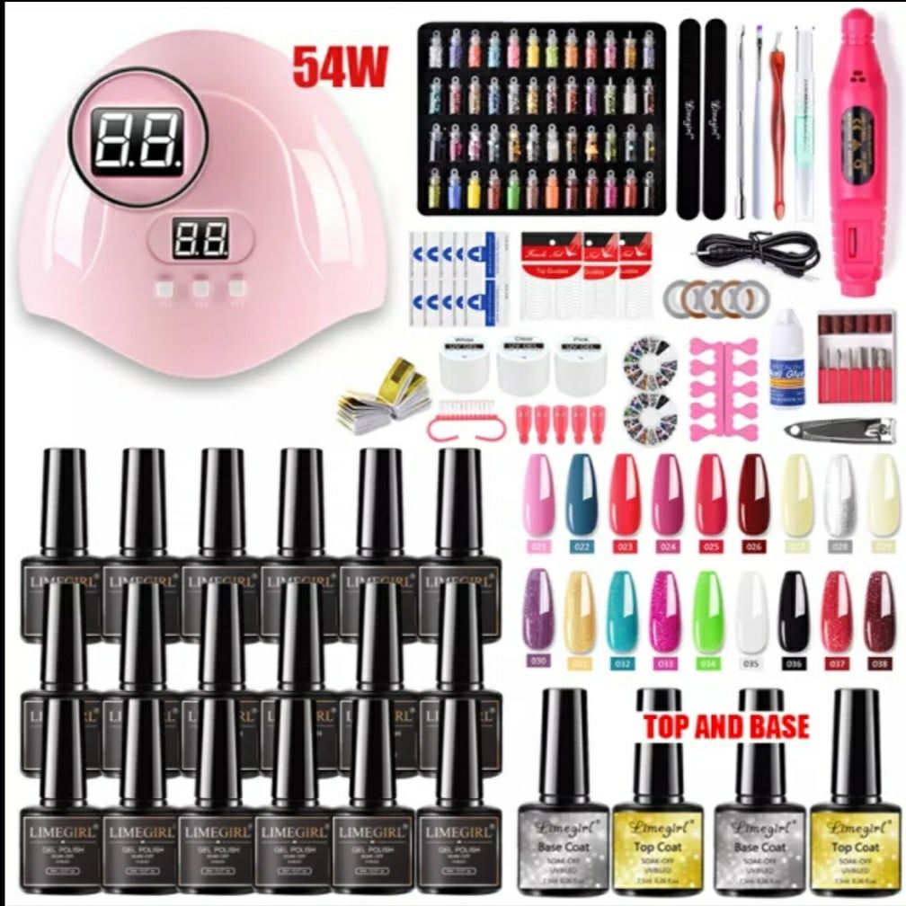 Kit unhas de gel profissional