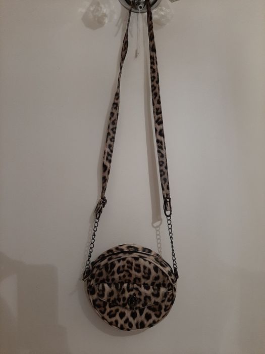 Primark torebka brąz panterka beż jak nowa