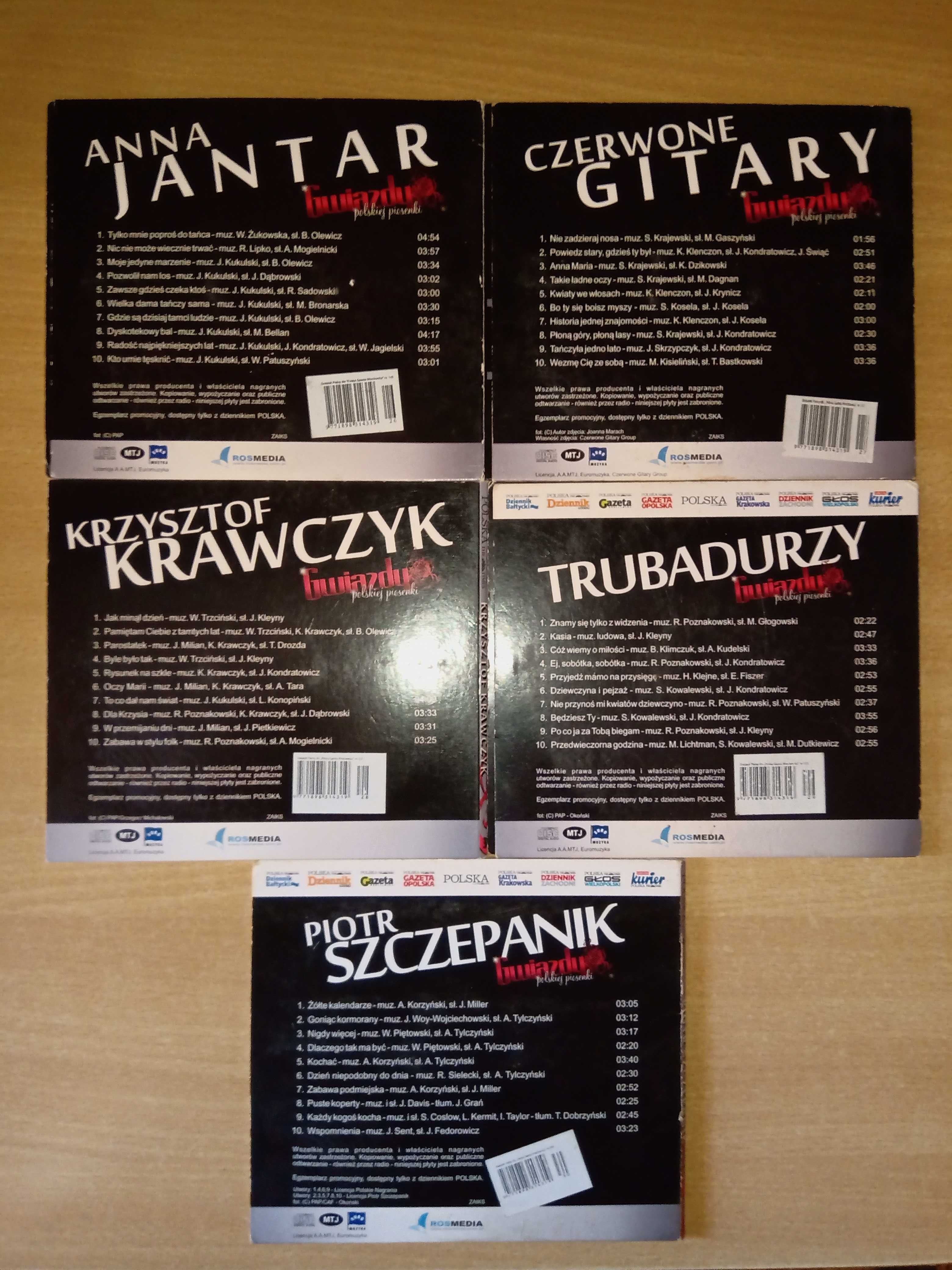Gwiazdy Polskiej Piosenki Kolekcja Polska The Times [10 płyt CD]