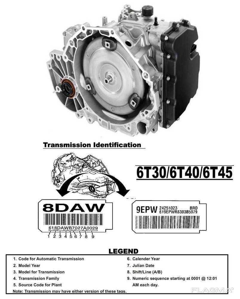 Ремонт АКПП GM 6T40 - 6T30 / 6T45 / 6T50 CHEVROLET