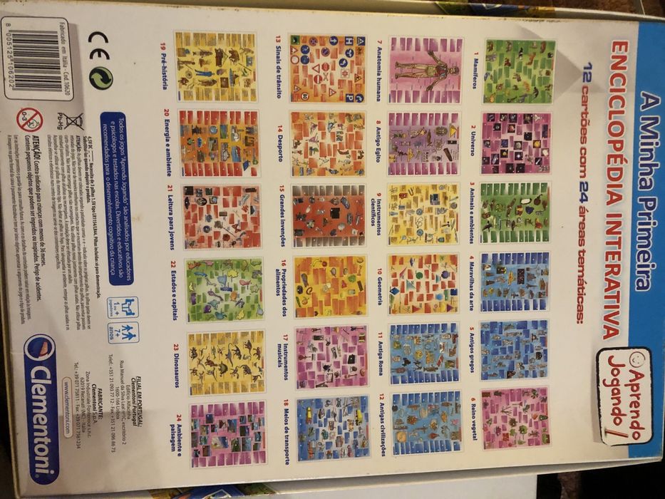 Jogo A Minha Primeira Enciclopedia Interativa Clementoni